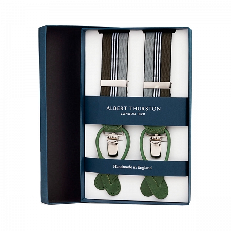 картинка Albert Thurston Green Glazed Pull Up от магазина  Albert Thurston